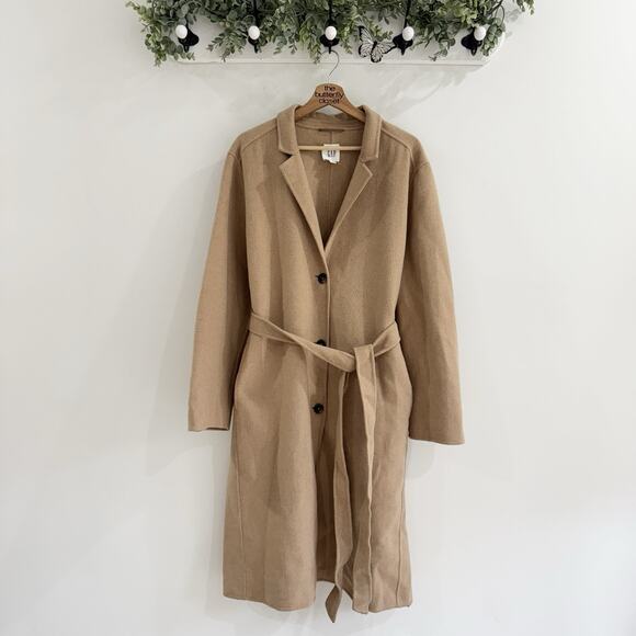 Gap Plus Size Tan Belted Trench Coat XXL - Picture 1 of 4